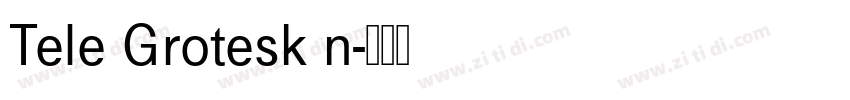 Tele Grotesk n字体转换